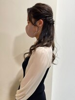 【MIO】ハーフアップアレンジ×ねじりスタイル