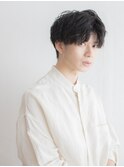 ツーブロックマッシュショート