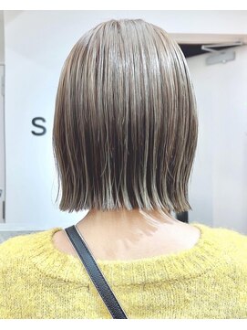 サンド 銀座(sand) ぷつっとボブ☆オリーブグレージュ