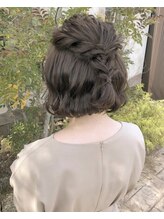 ガレリアエレガンテ 各務原店(GALLARIA Elegante) 顎ラインボブのヘアアレンジ☆各務原