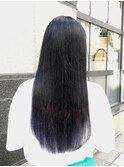 大人かわいいグラデーション美髪20代30代40代ブルーブラック