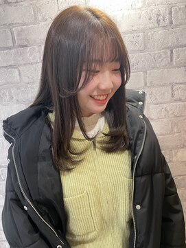 ネウィ 大分中央町店(newi) 【KOTOMI】@koto._.mi1  ☆顔周りレイヤーで毛先を軽く♪☆