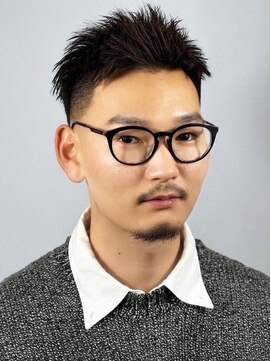 プレミアムバーバー 原宿店(PREMIUM BARBER produce by HIRO GINZA) フェード×ショート×前あげ