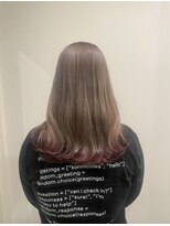 ユニコ(unico)&nbsp;インナー/グラデーション/裾カラー/ミルクティーベージュ