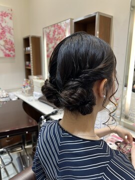 ピークアブー アヴェダ アトレ恵比寿(PEEK-A-BOO AVEDA) ヘアアレンジ　ひつじヘア