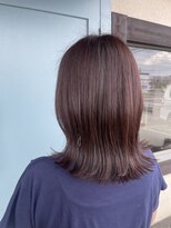 ヘアーデザイン キズナ(HAIR DESIGN Kizuna)&nbsp;切りっぱなし外ハネミディアム
