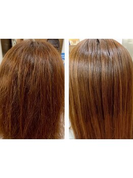 ブリーチやパーマなど複雑な履歴を持つ髪にもしっかりとしたカウンセリングで対応◎