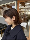外ハネボブパーマ