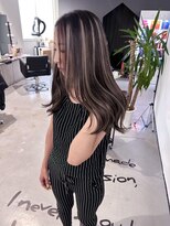 キング(K!ng)&nbsp;縮毛矯正髪質改善ハイライトレイヤーカット枚方美容室エクステ