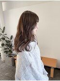 オリーブベージュ/ふわふわウェーブ