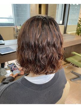 アウラ(AURA) ボブパーマ ウェーブパーマ