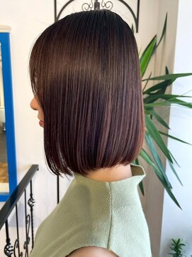 ベルメール ヘアー(Belle mer hair) 大人ショート ボブ 髪質改善 ブラウンベージュ 艶髪 30代
