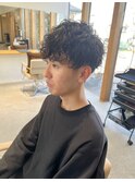 ショートマッシュパーマ
