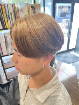 エント(ento) ブリーチ無しベージュカラー