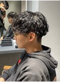 緩め縦落ちツイストスパイラル/MEN'S HAIR 