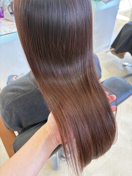 フォルテ 榛原パームス店 暗めカラーグランマッシュデザインカラーフェイスフレーミング