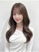 韓国くびれロング レイヤーオルチャン小顔前髪 艶髪