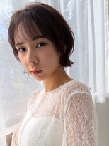 アウェイク(AWAKE)&nbsp;フェイスレイヤーボブ耳かけボブショートボブシースルーバング