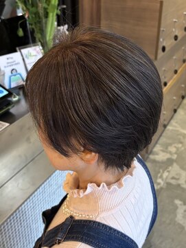アース コアフュール ボーテ 藤枝店(EARTH coiffure beaute) 白髪ぼかし×ベージュ×春髪