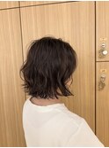 【CLUTCH永尾】トップふんわりコテ巻き風ボブパーマ☆大人ボブ