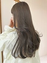 ニール 名古屋 伏見 丸の内(NEELU)&nbsp;【NEELU_misa】ハーフブリーチで作るオリーブグレージュ