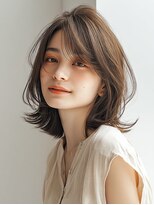 コトンアトリエ 人形町(COTON atelier)&nbsp;ダークパープル/ナチュラルショート/ミルクブラウン/夏/人形町駅
