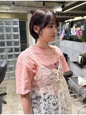 イメチェンにピッタリ！ストレート×ショートボブ
