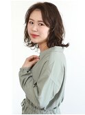 濡れたような毛先がほのかにsexy
