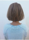 ナチュラルグラデ＋ボブスタイル
