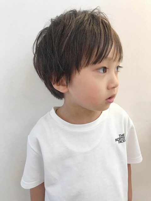 ナチュラルマッシュ　キッズ　男の子　キッズカット　二子玉川