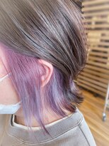 ブレス バイ ファースト 大和吉岡店(Breath by first)&nbsp;【《イヤリングカラー》グレージュ＋パープル】