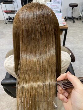アールヘアー(ar hair) ダメージを気にしている人おすすめ!艶ベージュカラー