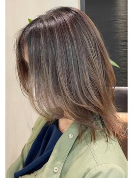 ネックス 表参道本店(nex) nex表参道 大人ハイライト 白髪ぼかし アッシュベージュ