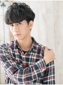 ニュアンスパーマで好感度◎ツーブロックマッシュD