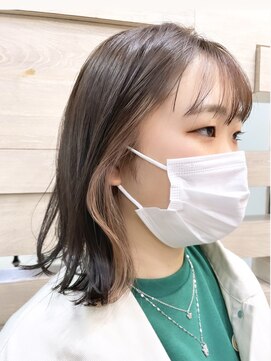 テテ(TETE) インナーカラー/ベージュ/ミルクティーベージュ