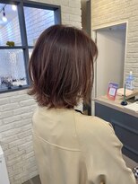 ニューモヘアー 立川(Pneumo hair) ミディアム×ピンクベージュ^ ^