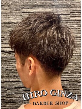 ヒロギンザバーバーショップ 大宮店(HIRO GINZA BARBER SHOP) 前上げ爽やかスタイル
