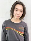 メンズロブ_束感ショートツーブロックマッシュアップバング_8992
