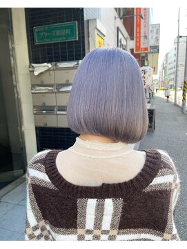 アット(at...) ボブ×ラベンダーカラー
