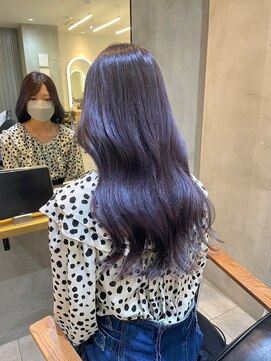 ジーナ 船橋(Zina) 髪質改善＊ロングレイヤーグレーベージュ＊美髪【Zina船橋】