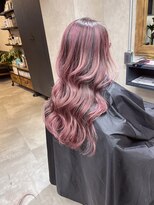 サニー 渋谷(SUNNY)&nbsp;ピンクバレイヤージュ、ハイライト、グレージュショコラベージュ