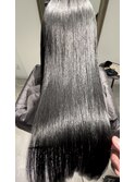暗髪ロング
