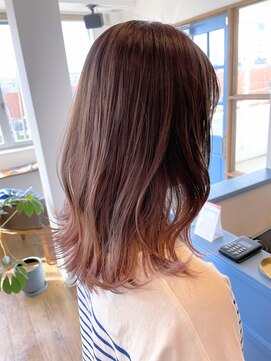 ドルチェ(dolce) ベビーピンク×ベージュピンク×グラデーションカラー