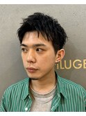 爽やかメンズショートスタイル×アップバング