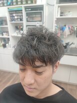 トリイ(TORII)&nbsp;２ブロックショート・パーマを活かしたマッシュベース
