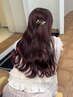 【櫻田指名限定】ワンカラー+前髪カット