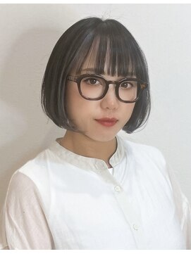 ヘアーアンジュ(Hair Ange) ボブ　インナーカラー