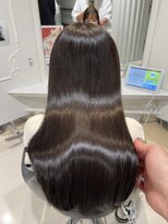 エアー 青山(AIR) 髪質改善プレミアムケアカラー/ダークグレージュ/黒髪/暗髪