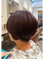 トウカ 船橋駅前店(TOUKA)&nbsp;ショートボブ/髪質改善トリートメント/ボルドーカラー［船橋駅］