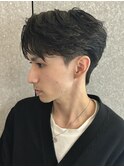 フェザーショートフェザーパーマスパイラルパーマニュアンス眉毛